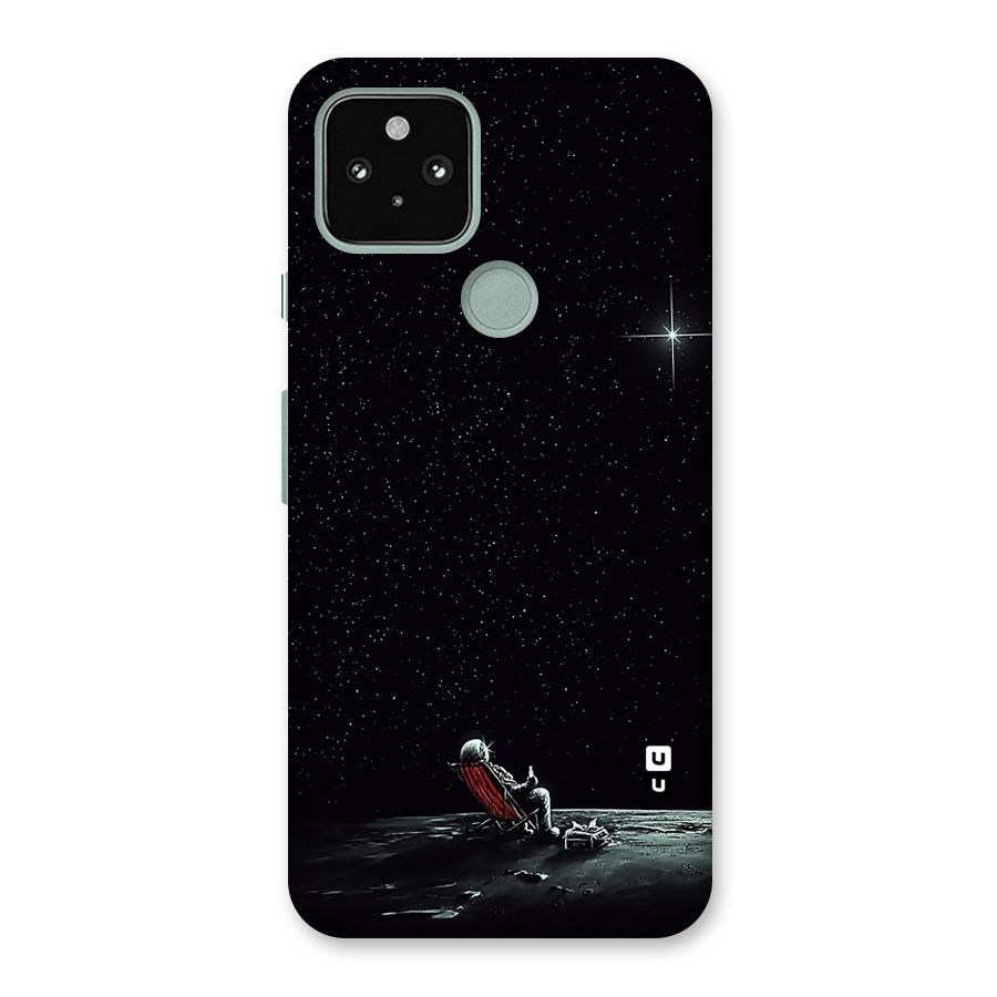Resting Spaceman Face Back Case for Google Pixel 5