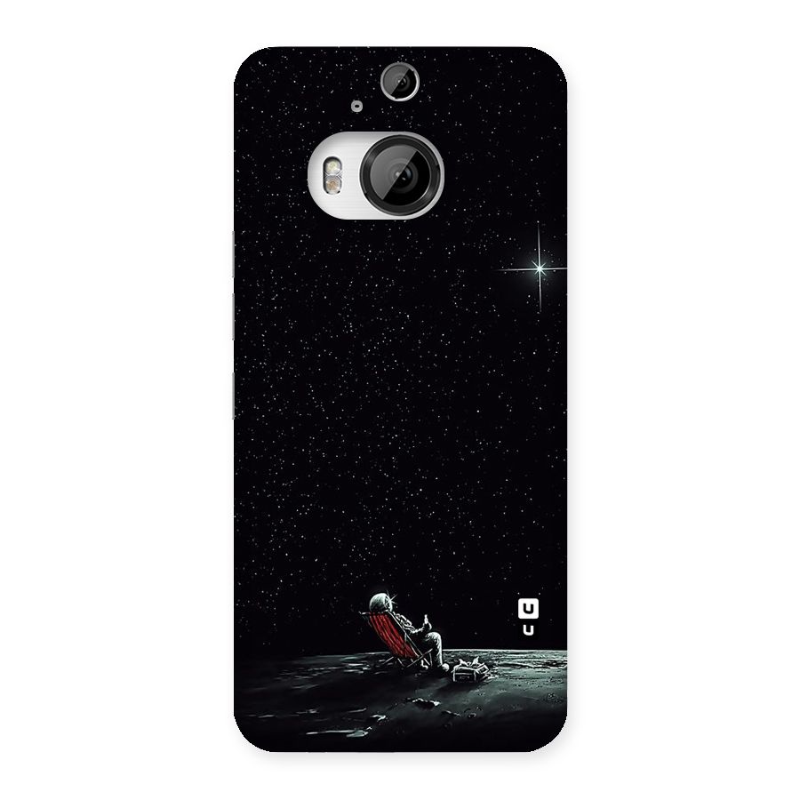 Resting Spaceman Face Back Case for HTC One M9 Plus