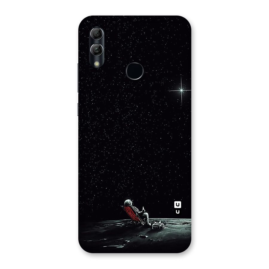 Resting Spaceman Face Back Case for Honor 10 Lite