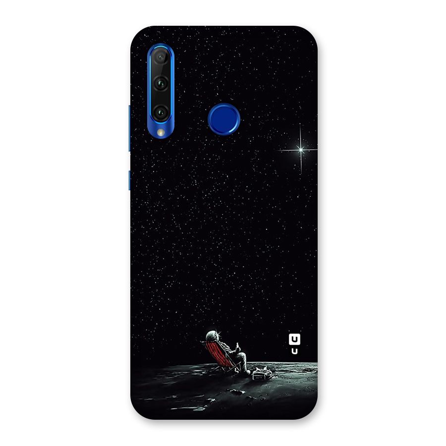 Resting Spaceman Face Back Case for Honor 20i