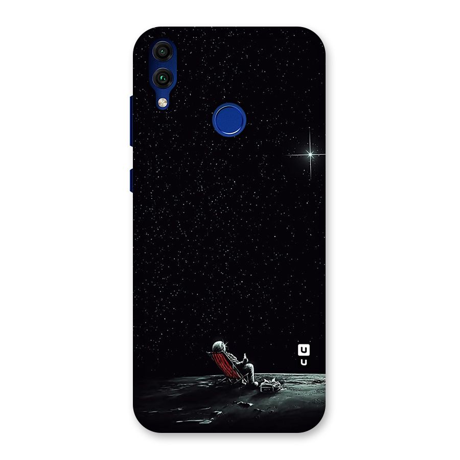 Resting Spaceman Face Back Case for Honor 8C