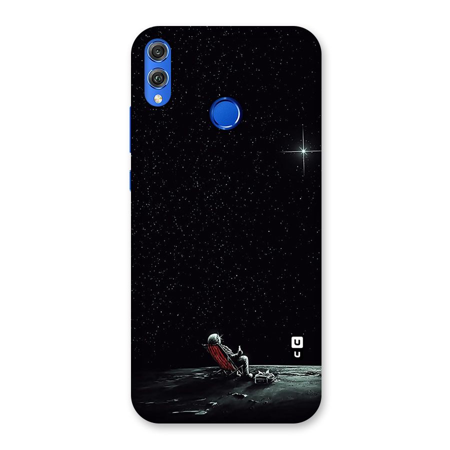 Resting Spaceman Face Back Case for Honor 8X