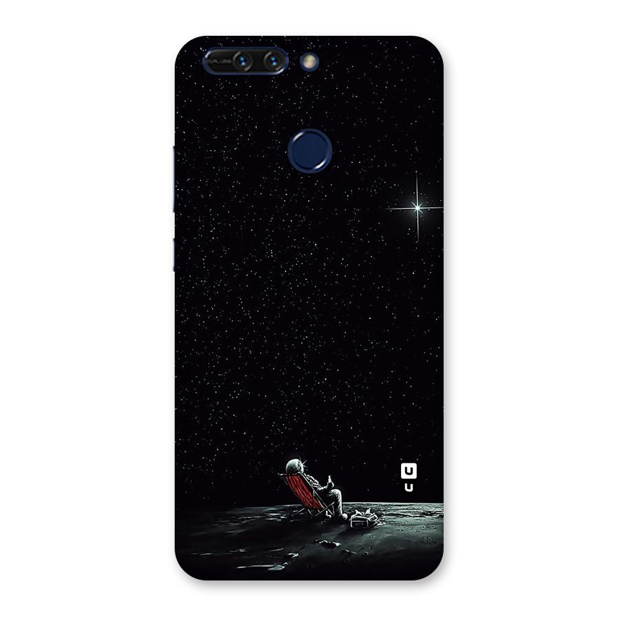 Resting Spaceman Face Back Case for Honor 8 Pro
