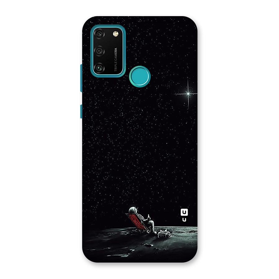 Resting Spaceman Face Back Case for Honor 9A