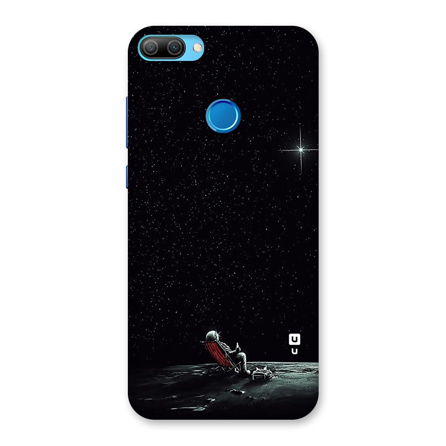 Resting Spaceman Face Back Case for Honor 9N