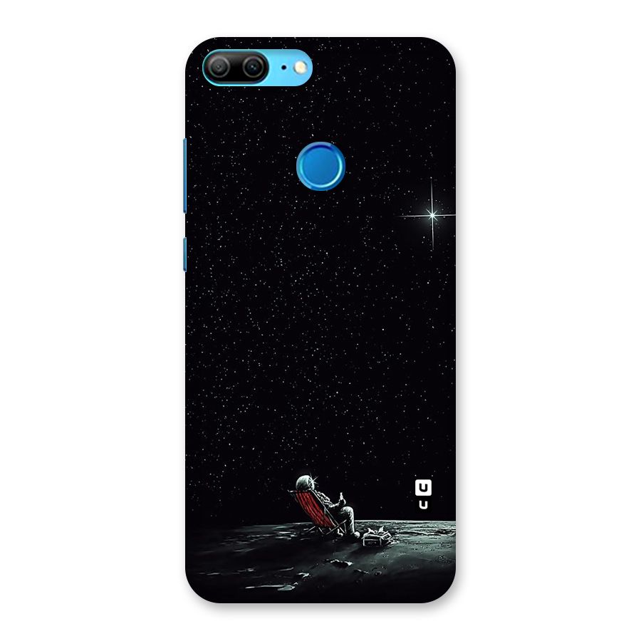 Resting Spaceman Face Back Case for Honor 9 Lite