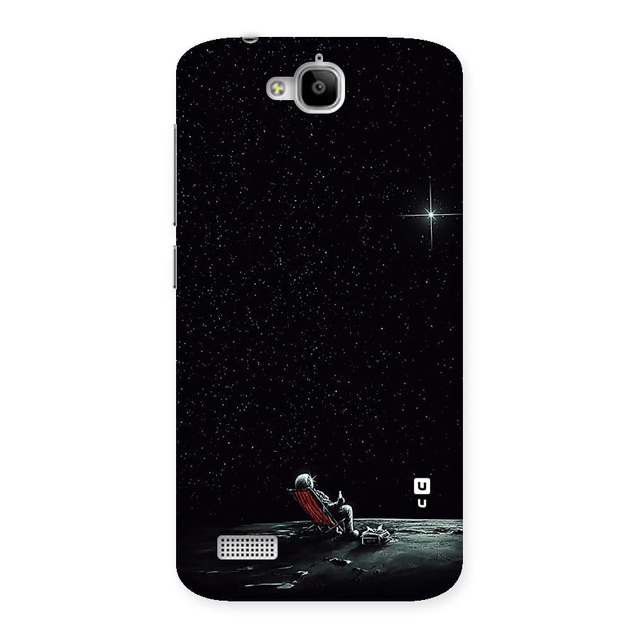 Resting Spaceman Face Back Case for Honor Holly