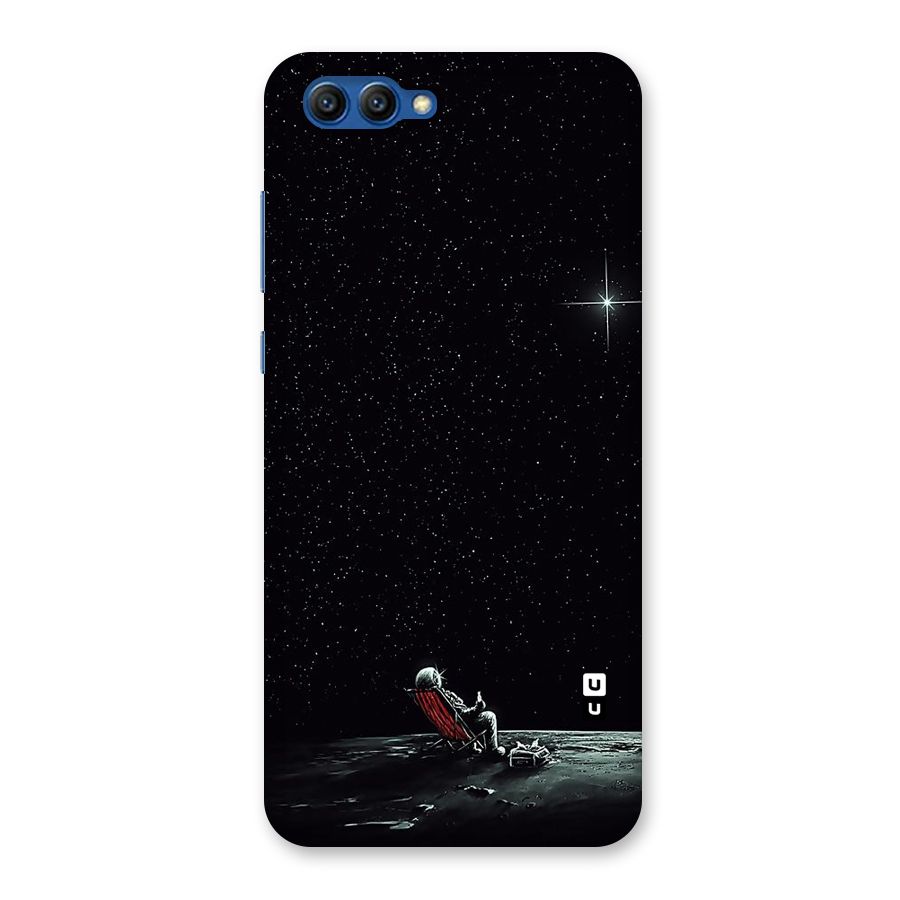 Resting Spaceman Face Back Case for Honor View 10