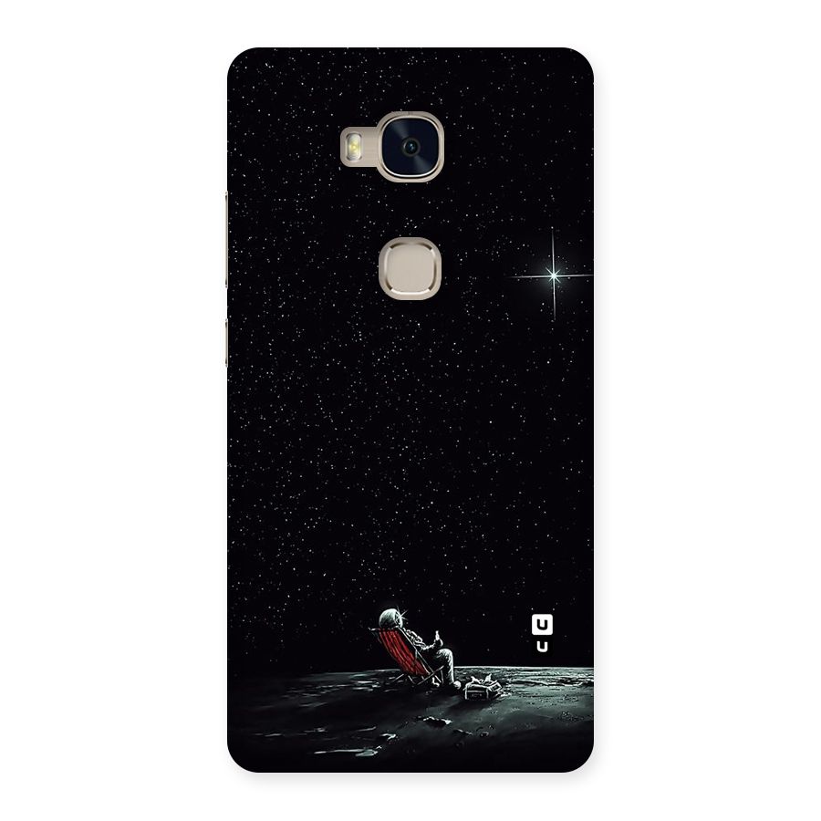 Resting Spaceman Face Back Case for Huawei Honor 5X