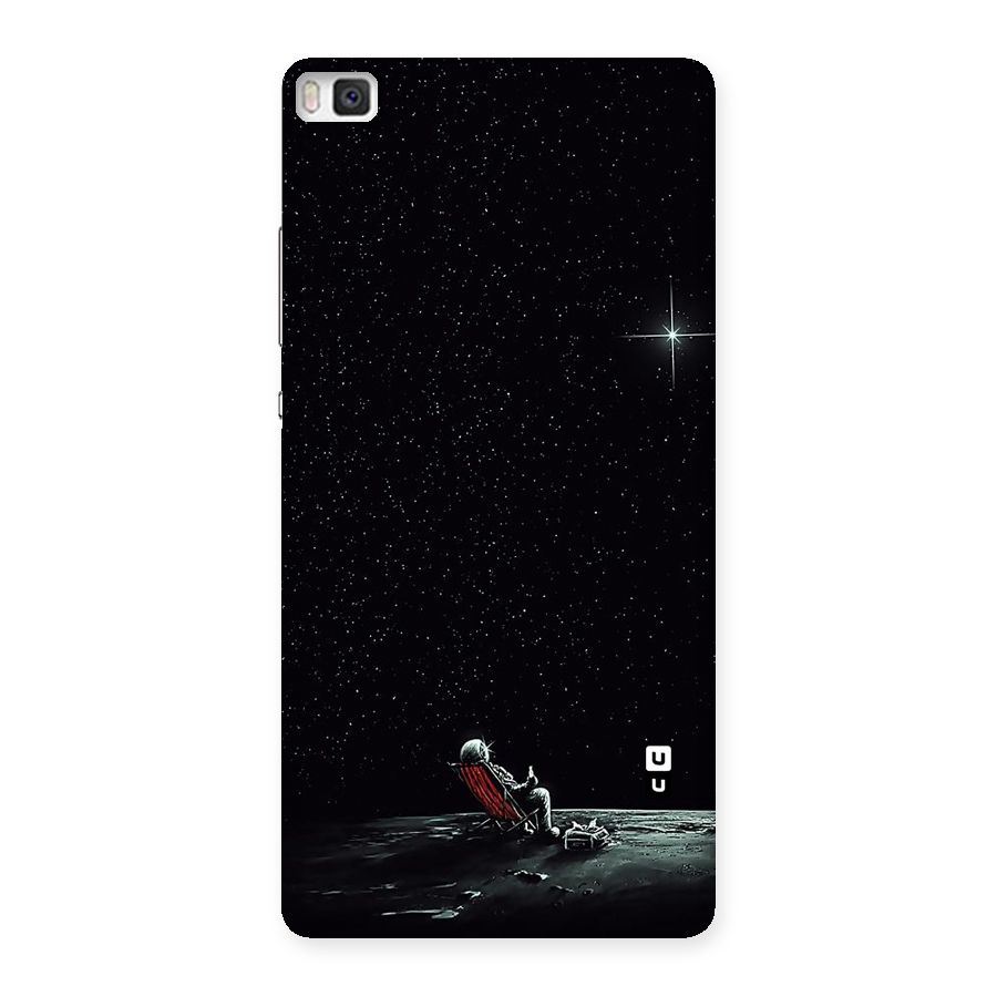 Resting Spaceman Face Back Case for Huawei P8