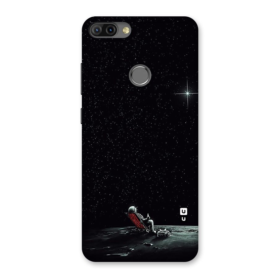Resting Spaceman Face Back Case for Infinix Hot 6 Pro