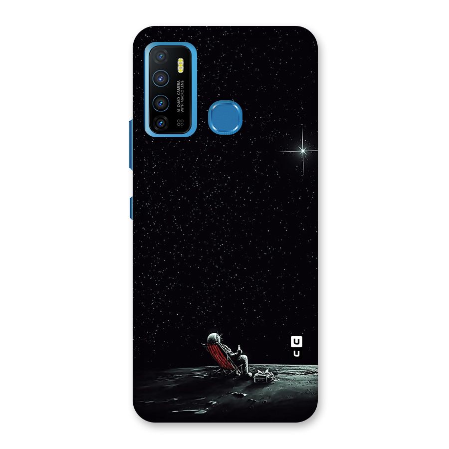 Resting Spaceman Face Back Case for Infinix Hot 9