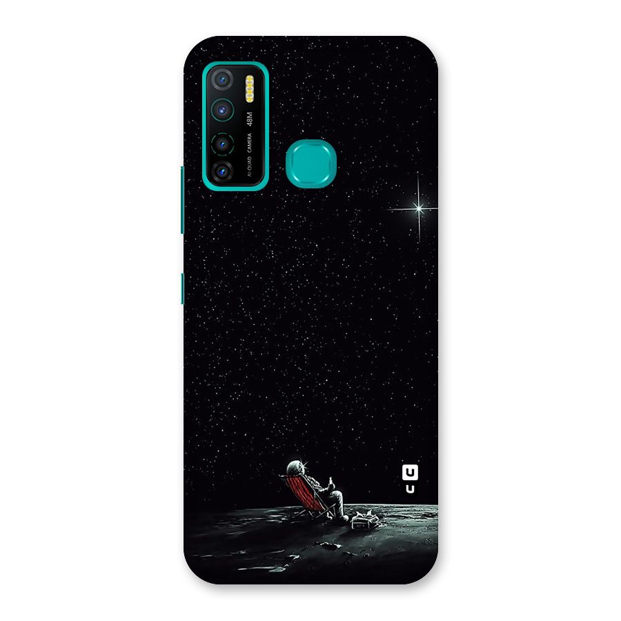 Resting Spaceman Face Back Case for Infinix Hot 9 Pro