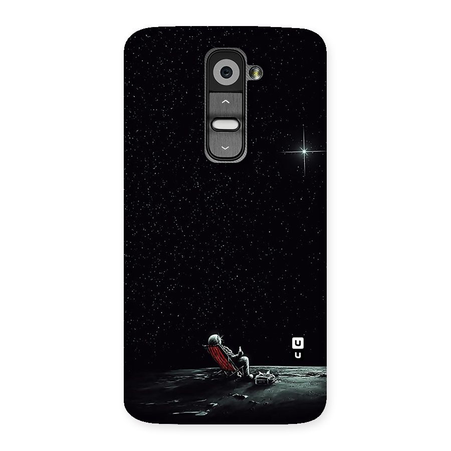 Resting Spaceman Face Back Case for LG G2