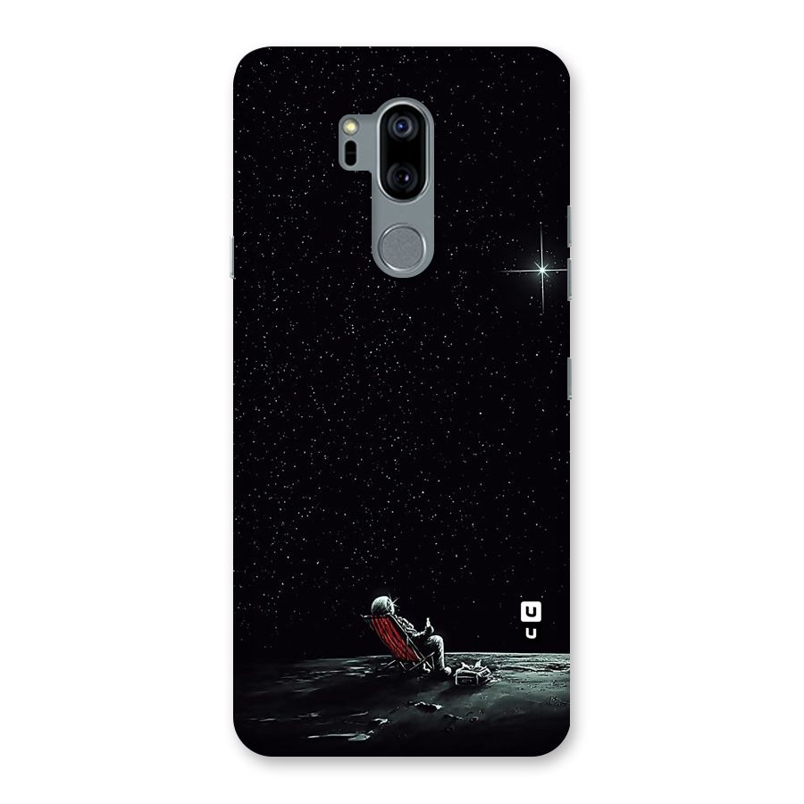 Resting Spaceman Face Back Case for LG G7