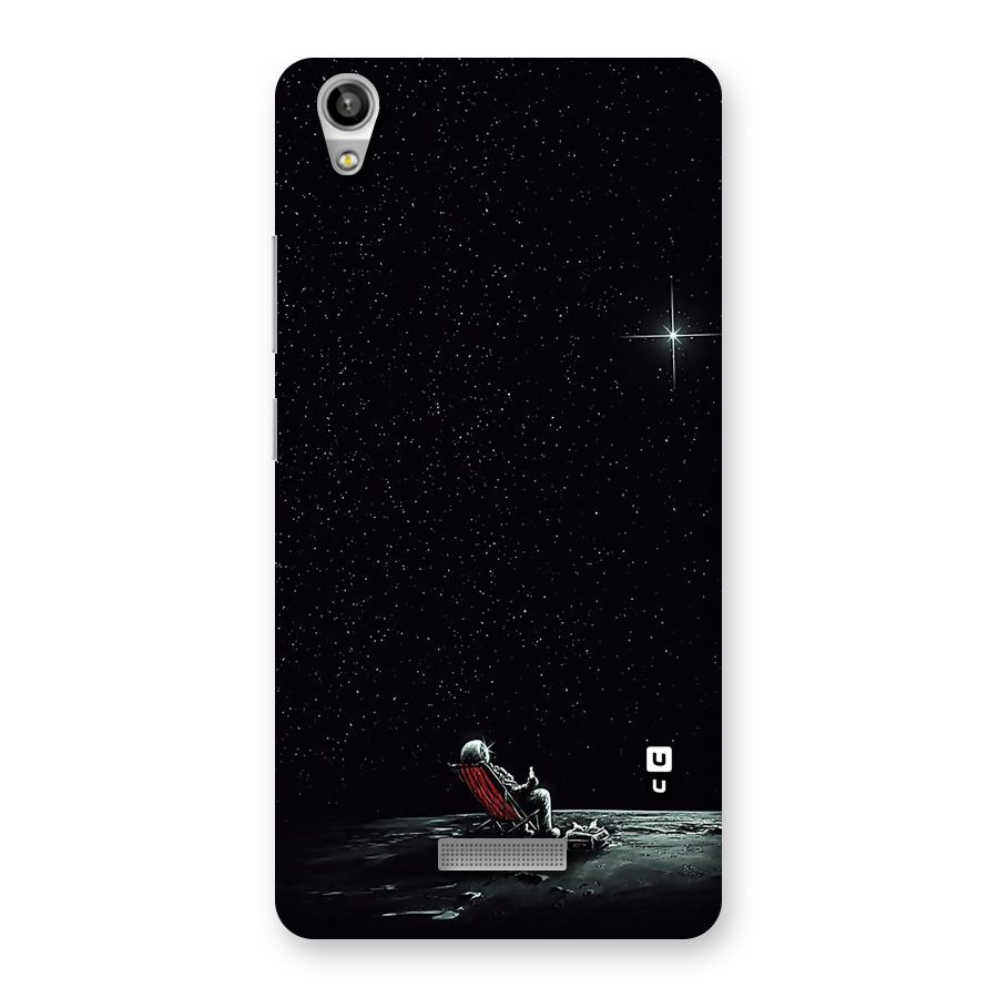 Resting Spaceman Face Back Case for Lava-Pixel-V1