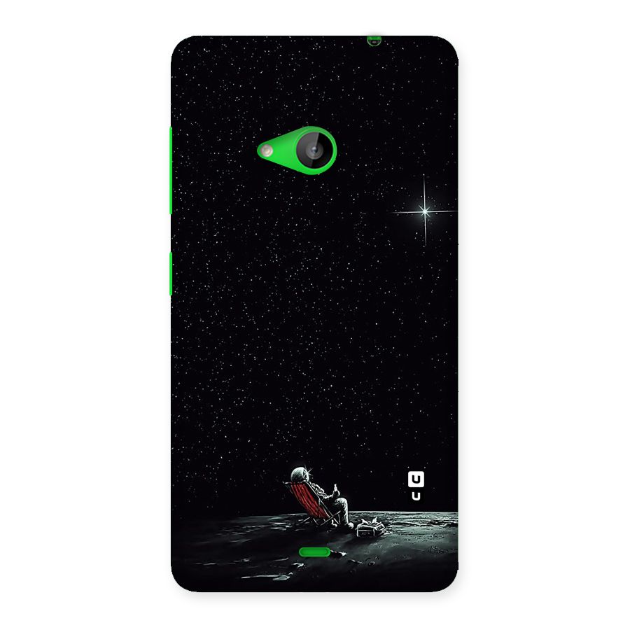 Resting Spaceman Face Back Case for Lumia 535