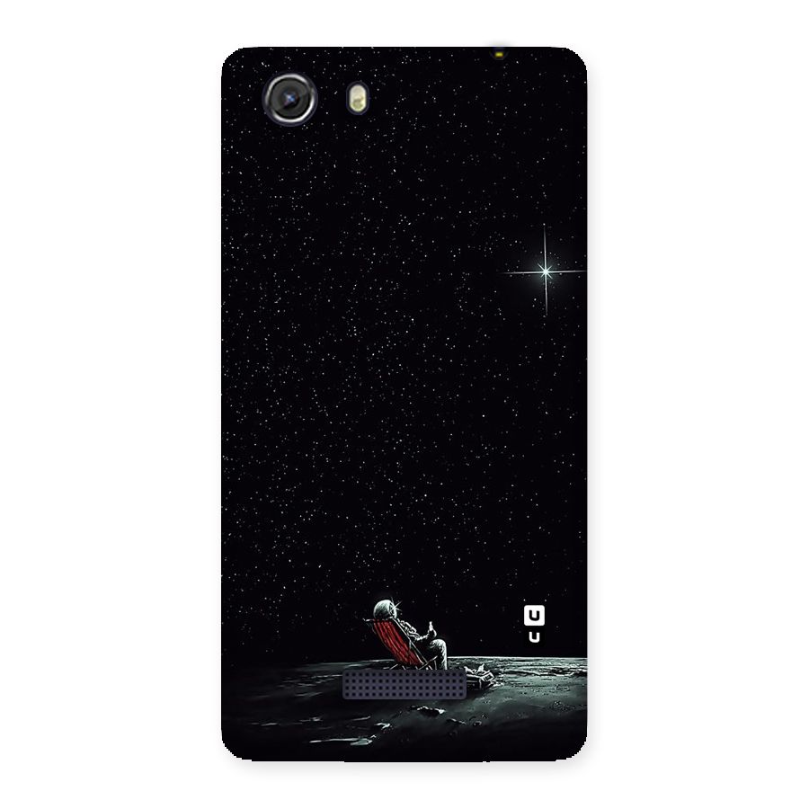 Resting Spaceman Face Back Case for Micromax Unite 3