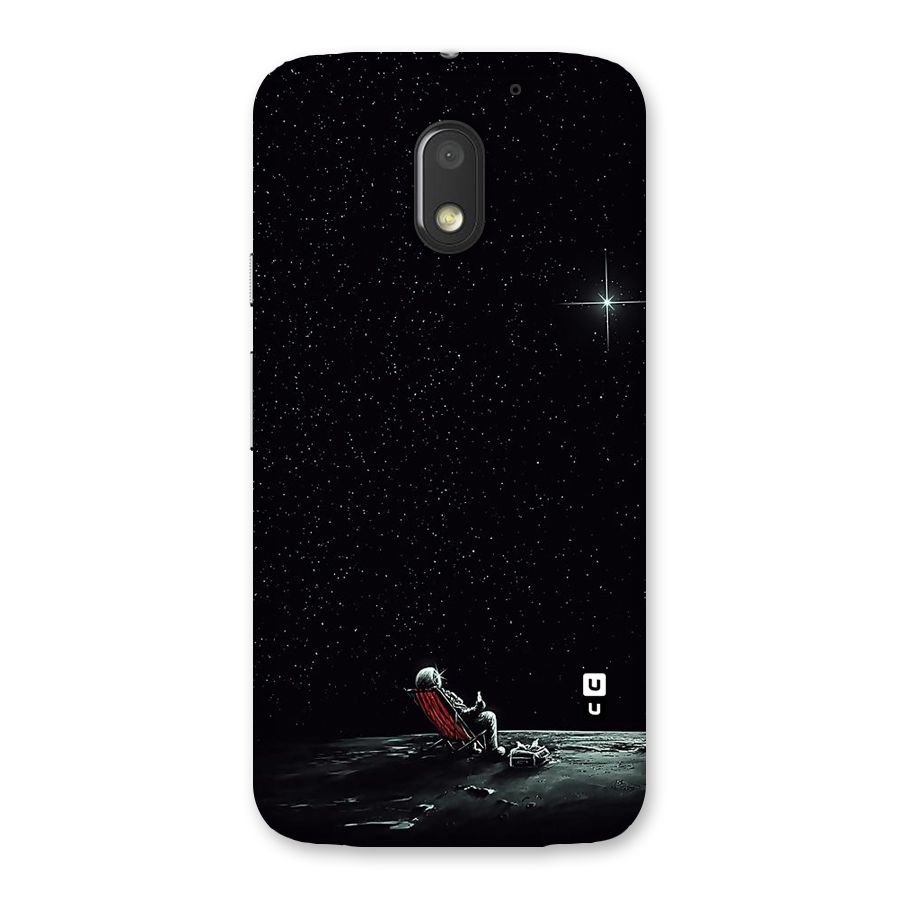 Resting Spaceman Face Back Case for Moto E3 Power