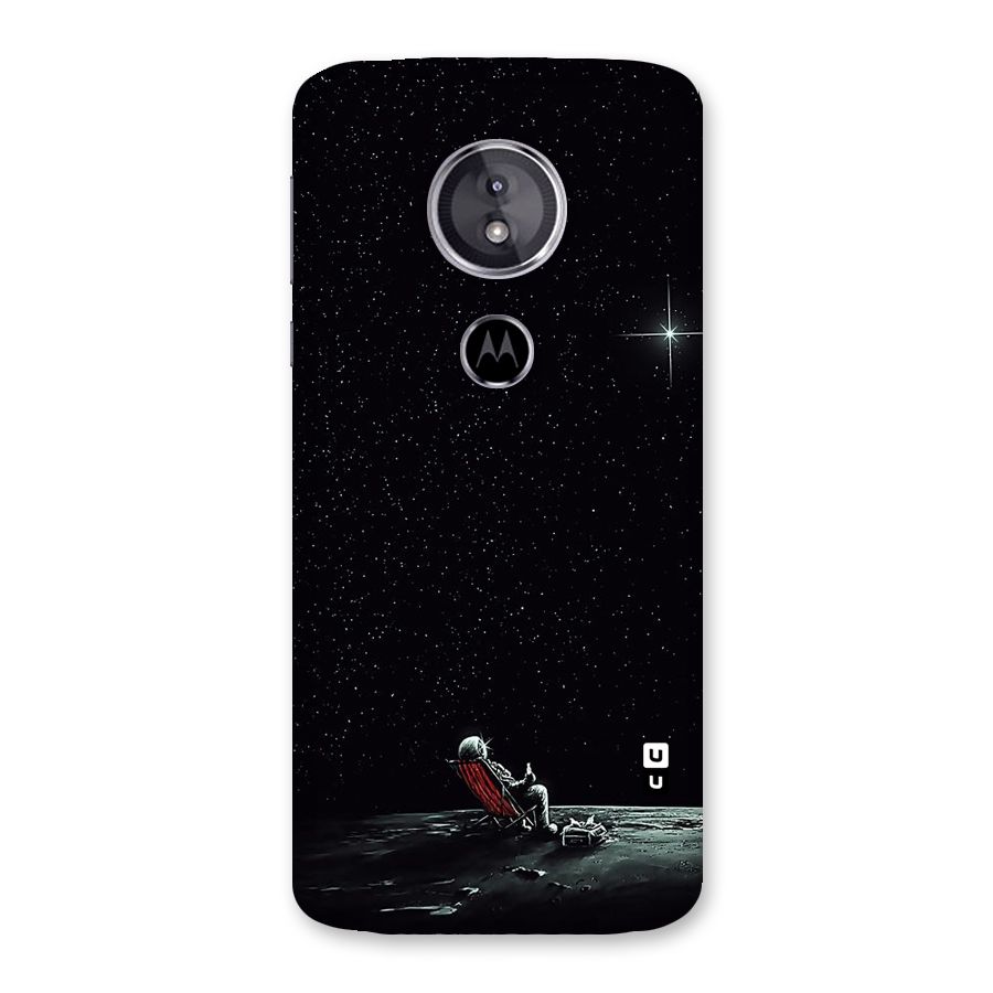 Resting Spaceman Face Back Case for Moto E5