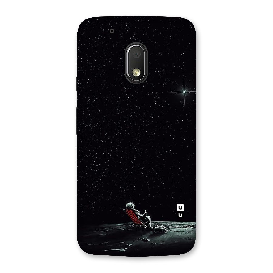 Resting Spaceman Face Back Case for Moto G4 Play