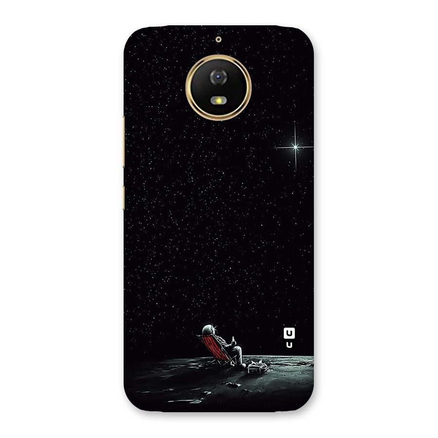 Resting Spaceman Face Back Case for Moto G5s