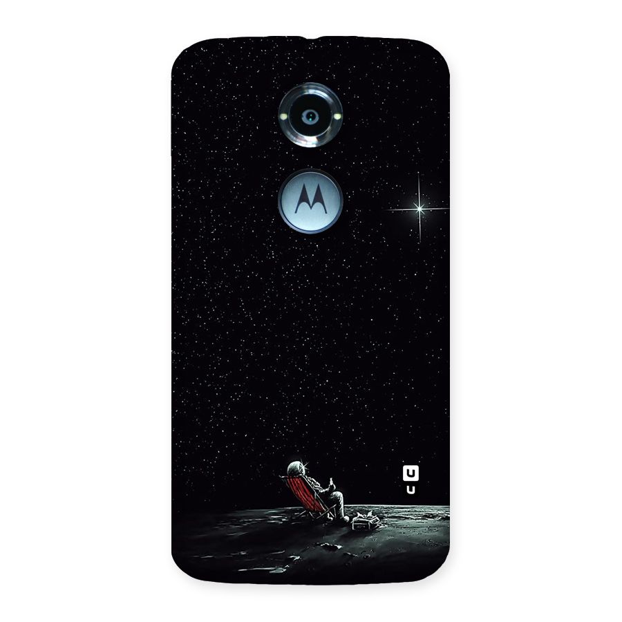 Resting Spaceman Face Back Case for Moto X 2nd Gen