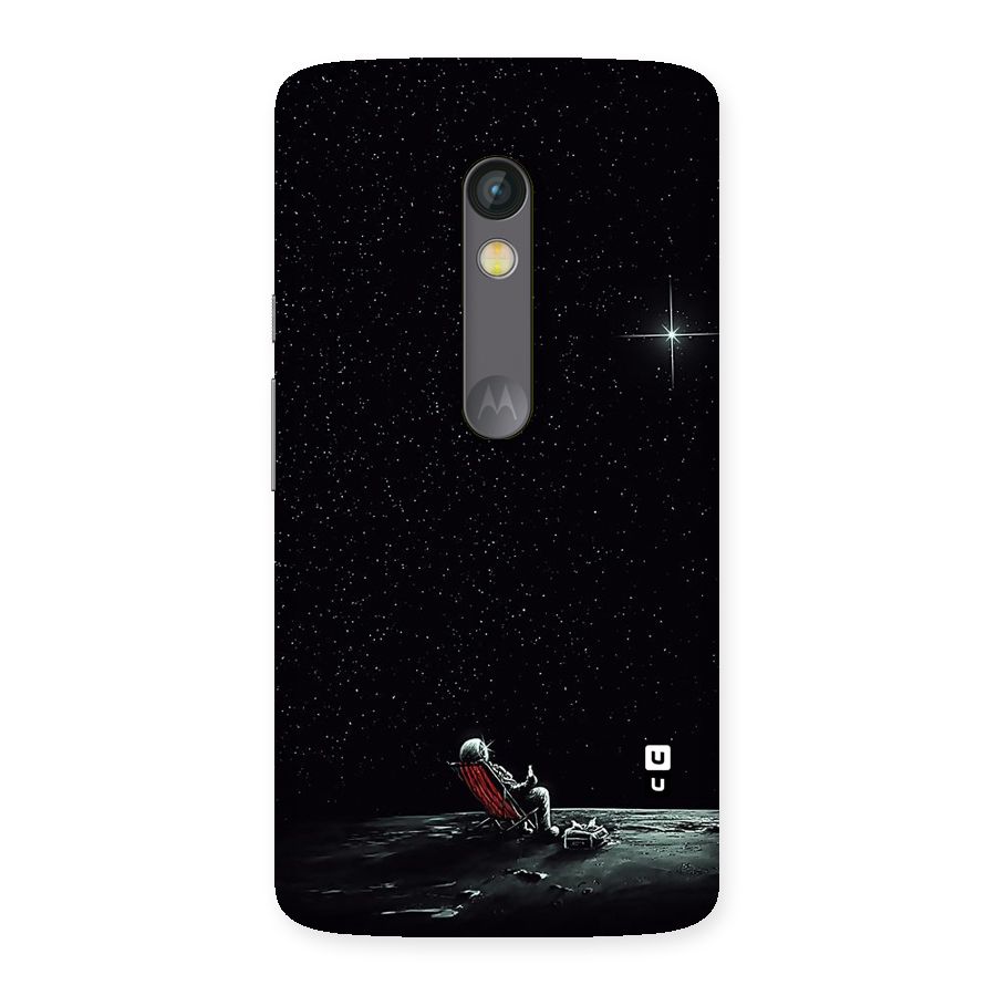 Resting Spaceman Face Back Case for Moto X Play