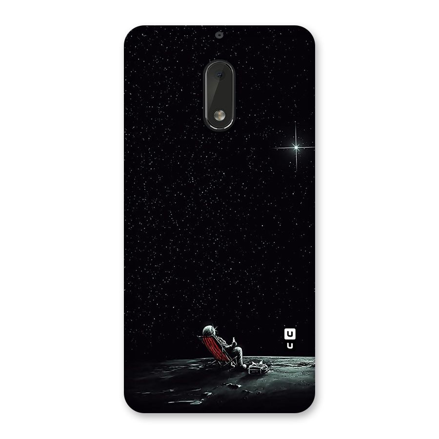 Resting Spaceman Face Back Case for Nokia 6