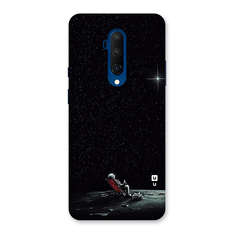 Resting Spaceman Face Back Case for OnePlus 7T Pro