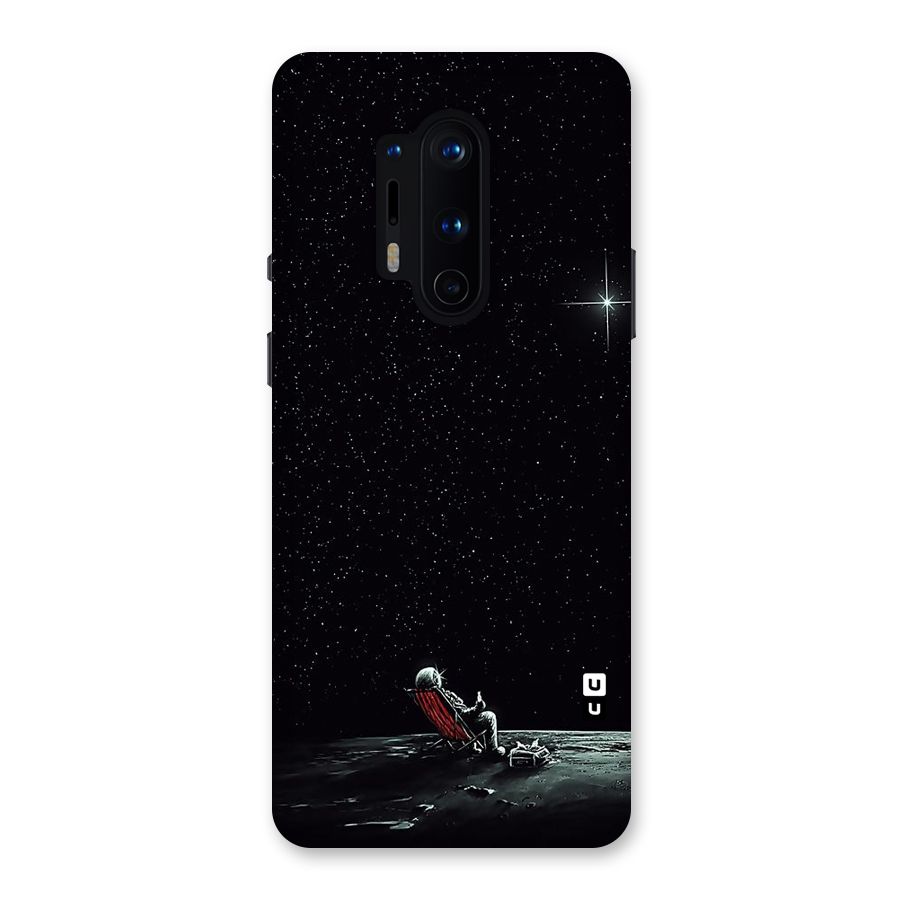 Resting Spaceman Face Back Case for OnePlus 8 Pro