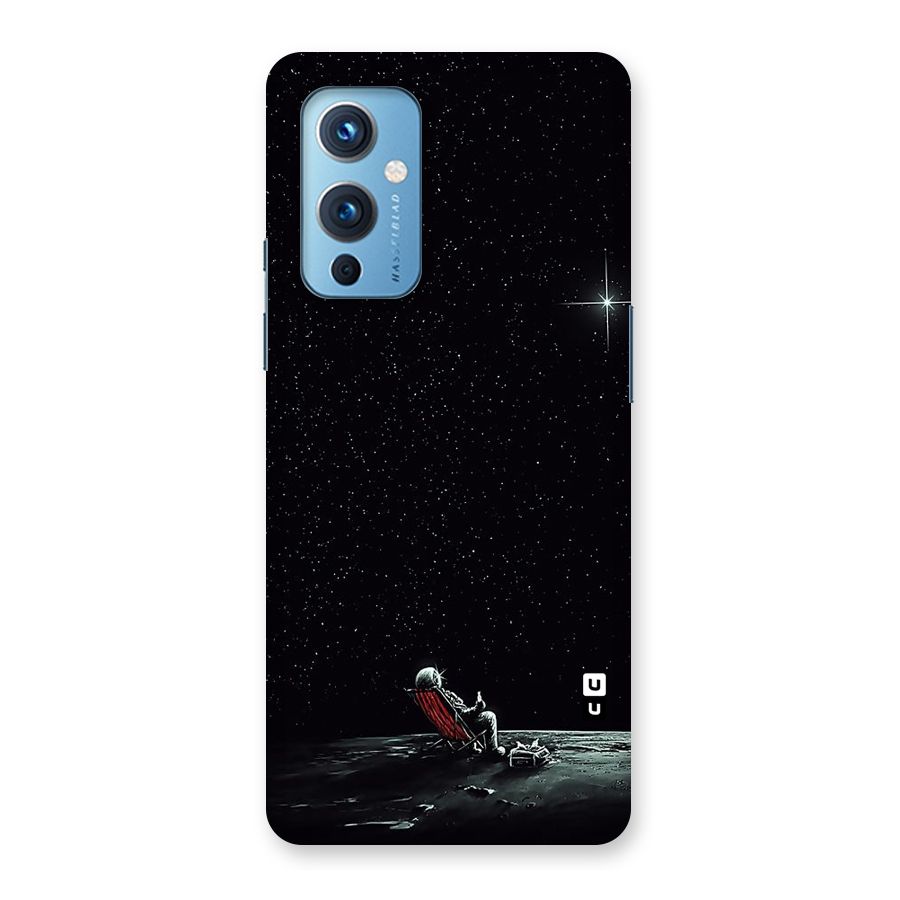 Resting Spaceman Face Back Case for OnePlus 9
