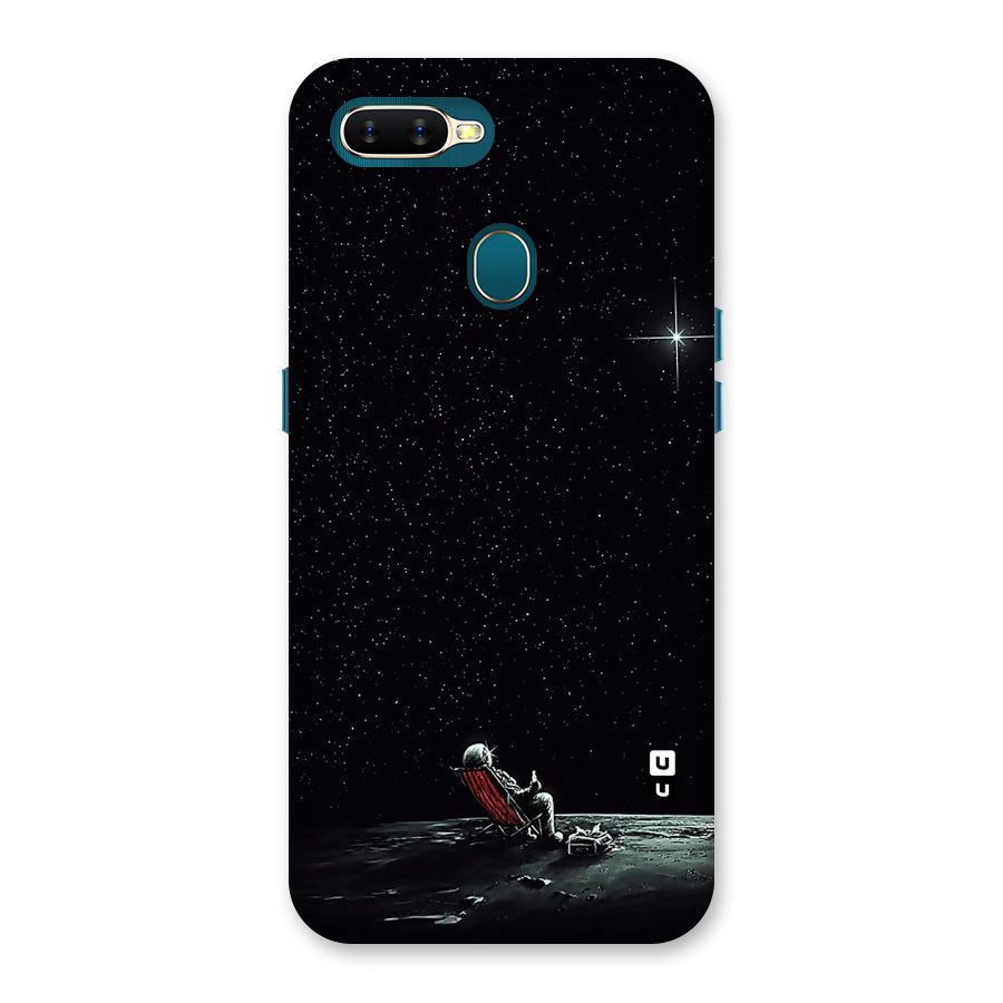 Resting Spaceman Face Back Case for Oppo A11k