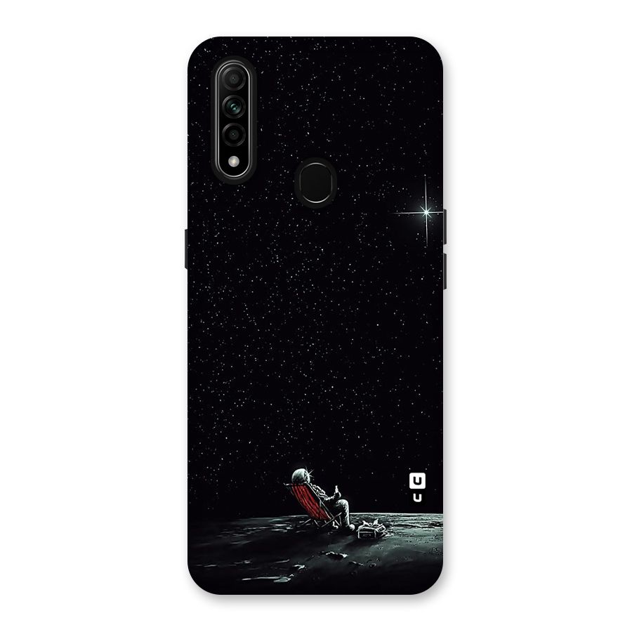 Resting Spaceman Face Back Case for Oppo A31