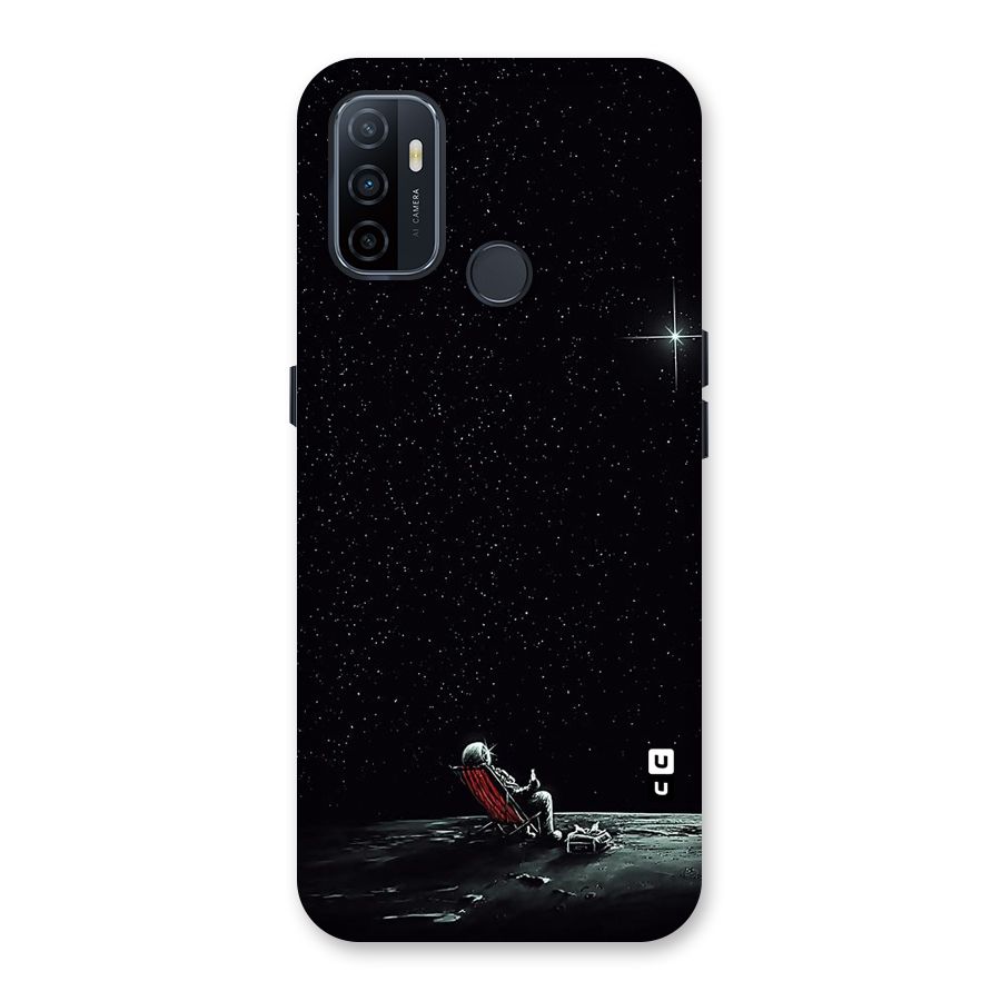 Resting Spaceman Face Back Case for Oppo A32