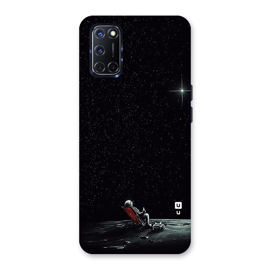 Resting Spaceman Face Back Case for Oppo A52