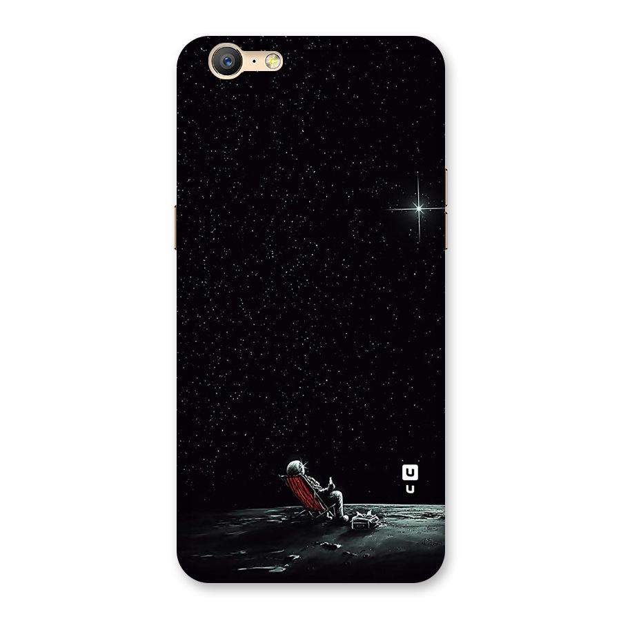Resting Spaceman Face Back Case for Oppo A57