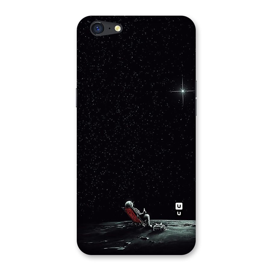 Resting Spaceman Face Back Case for Oppo A71