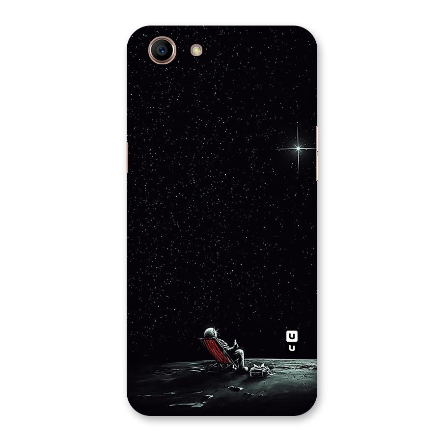 Resting Spaceman Face Back Case for Oppo A83 (2018)