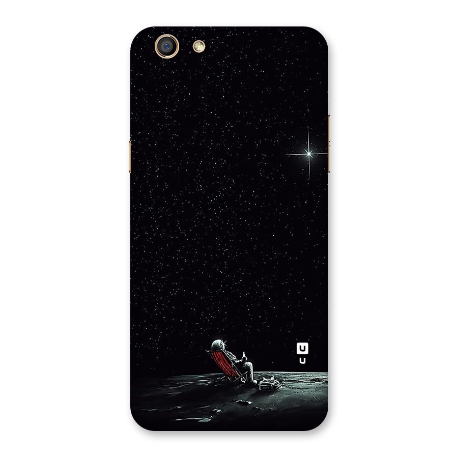 Resting Spaceman Face Back Case for Oppo F3