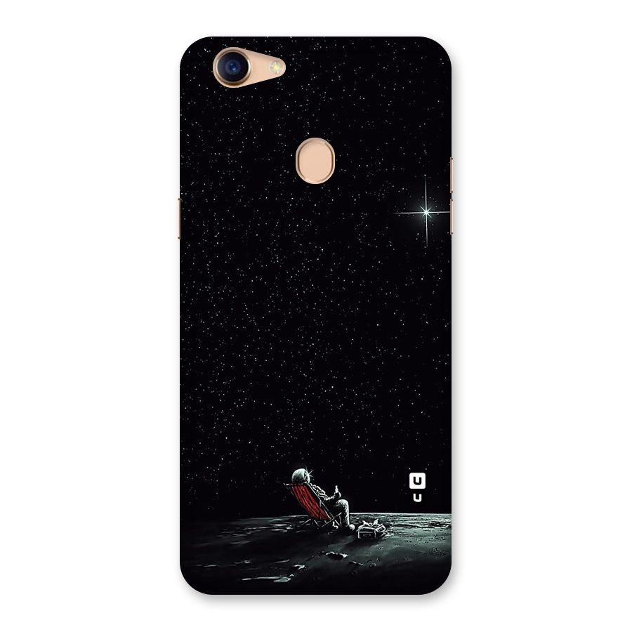 Resting Spaceman Face Back Case for Oppo F5