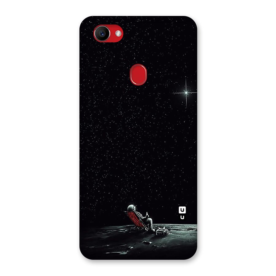 Resting Spaceman Face Back Case for Oppo F7