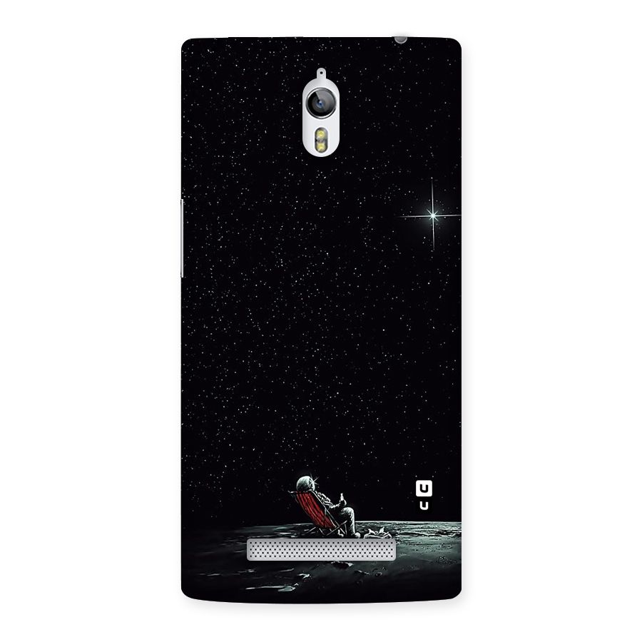 Resting Spaceman Face Back Case for Oppo Find 7