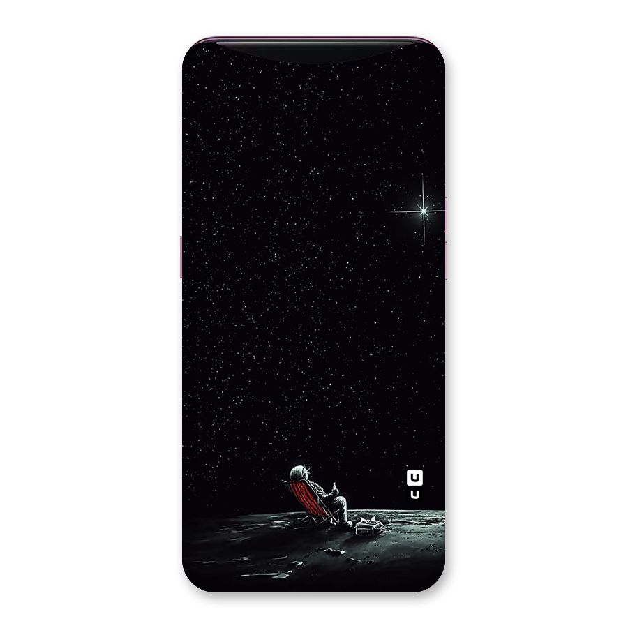Resting Spaceman Face Back Case for Oppo Find X