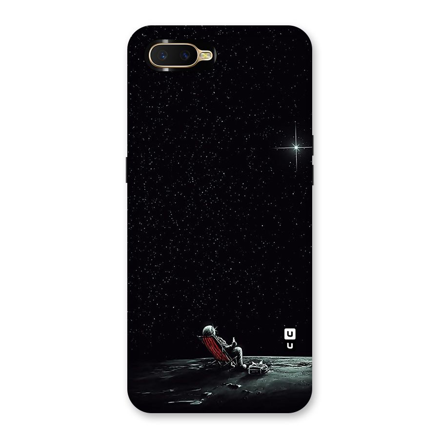 Resting Spaceman Face Back Case for Oppo K1