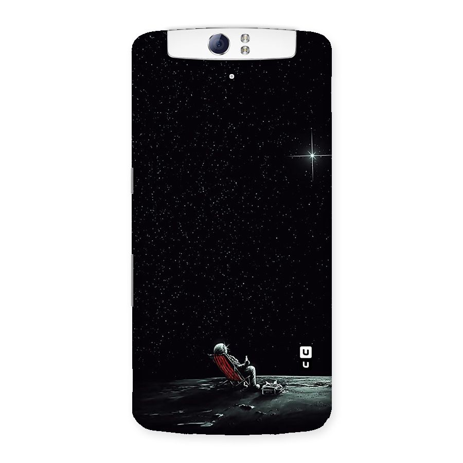 Resting Spaceman Face Back Case for Oppo N1