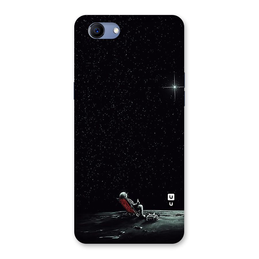 Resting Spaceman Face Back Case for Oppo Realme 1