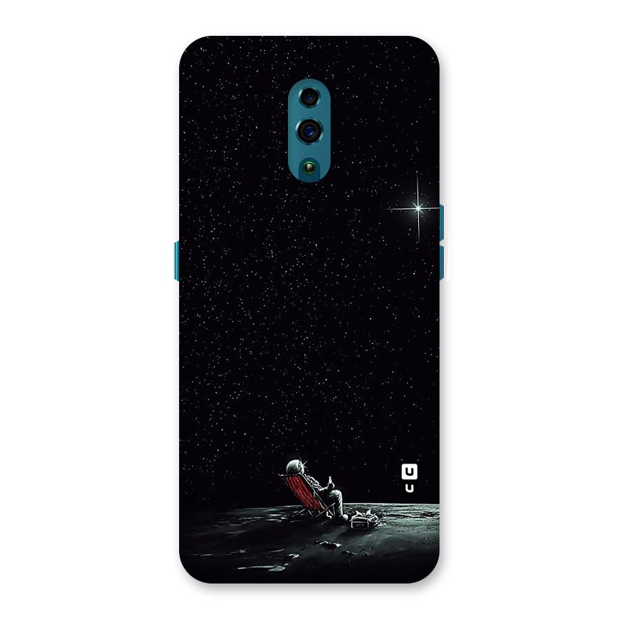 Resting Spaceman Face Back Case for Oppo Reno