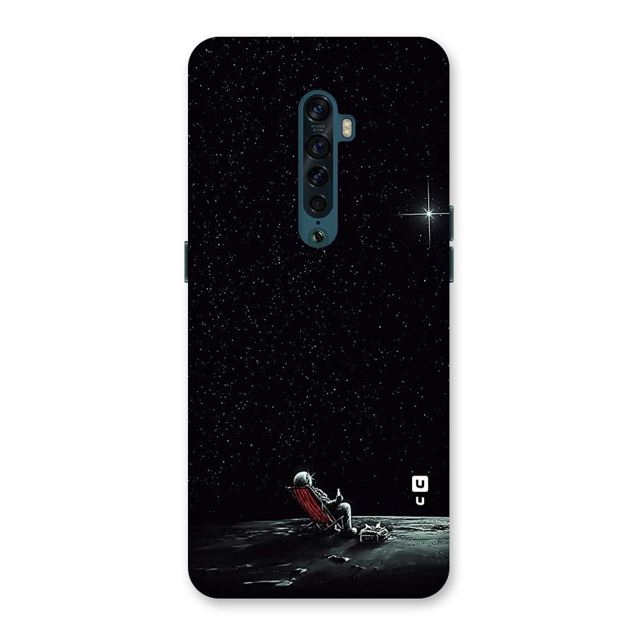 Resting Spaceman Face Back Case for Oppo Reno2