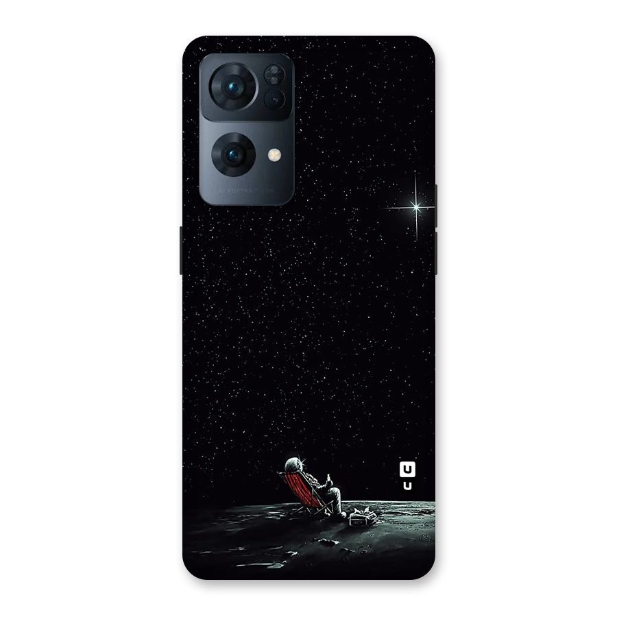 Resting Spaceman Face Back Case for Oppo Reno7 Pro 5G